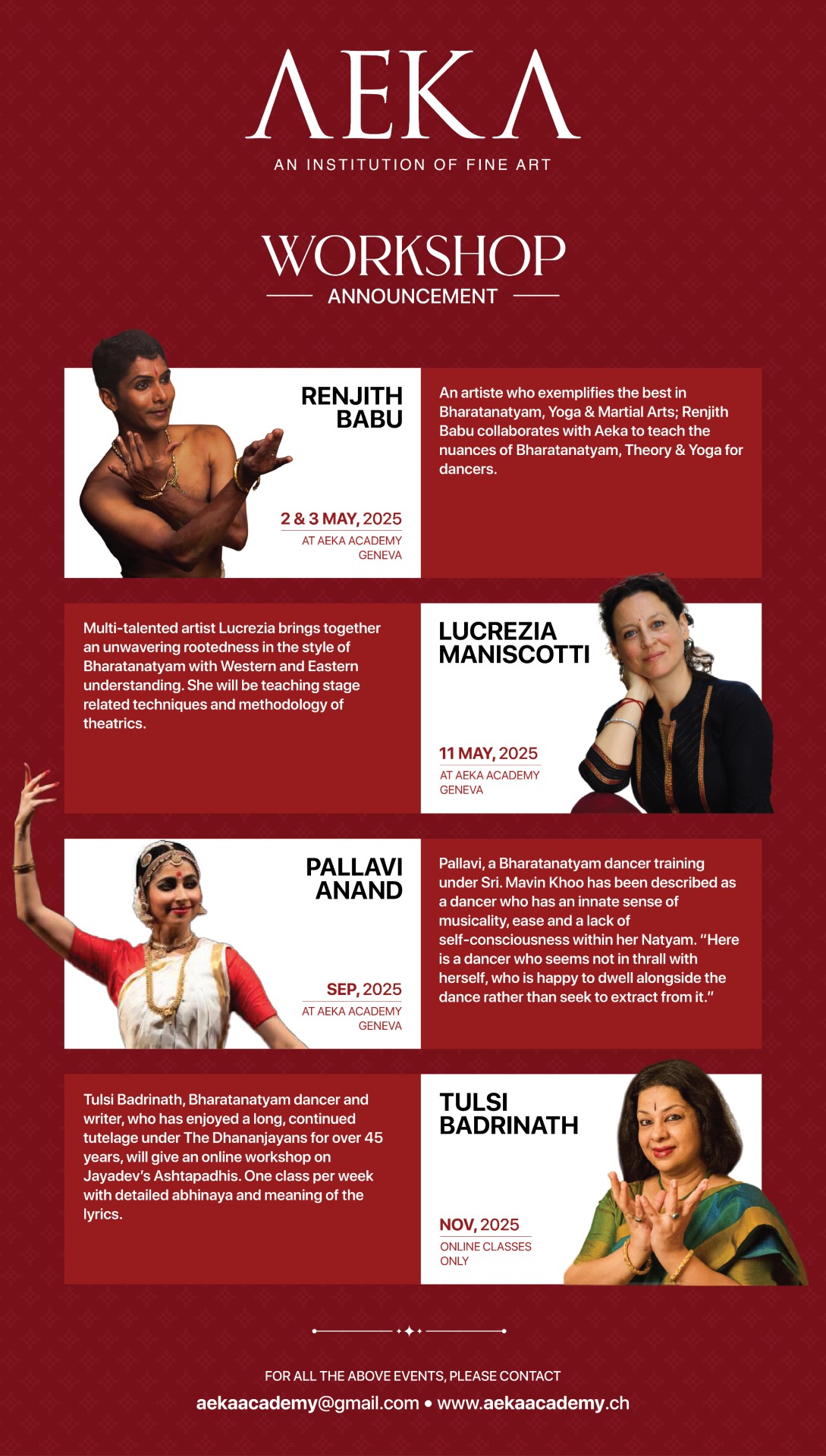 Aeka Class Announcement